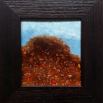 Картина под названием "Blooming Mountain" - Kestutis Jauniskis, Подлинное произведение искусства, Масло
