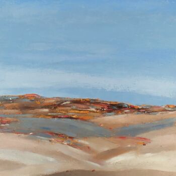 Картина под названием "Sea Dunes 4" - Kestutis Jauniskis, Подлинное произведение искусства, Масло