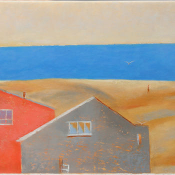 Peinture intitulée "Summer breeze" par Kestutis Jauniskis, Œuvre d'art originale, Huile