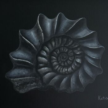 Painting titled "Shell" by Ketrin Trinity, Original Artwork, Oil