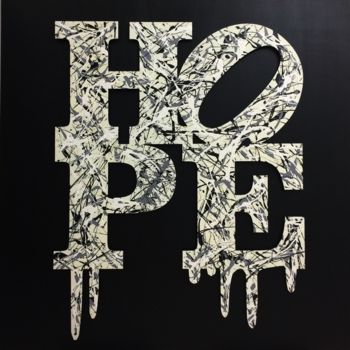 Malarstwo zatytułowany „hope-alu-NB” autorstwa Kapiano, Oryginalna praca