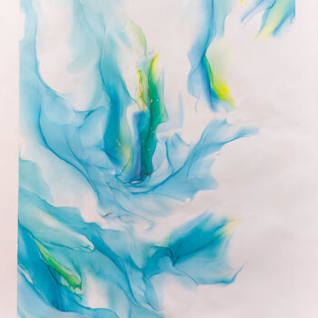 Painting titled "Deep Sea 4" by Kevich Anastacia, Original Artwork, Ink
