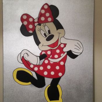 Malarstwo zatytułowany „Minnie Mouse” autorstwa Kévin Ducros, Oryginalna praca, Akryl