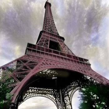 Arts numériques intitulée "The Eiffel Tower" par Kevin Felts, Œuvre d'art originale, Travail numérique 2D