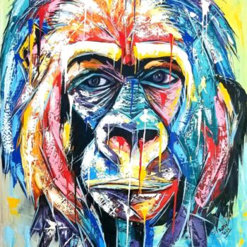 "The protector goril…" başlıklı Tablo Kevin Jjagwe tarafından, Orijinal sanat, Akrilik