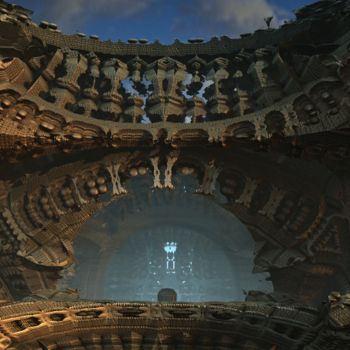 "ANCIENT RUINS" başlıklı Dijital Sanat Kevin Kemp tarafından, Orijinal sanat, 3D modelleme