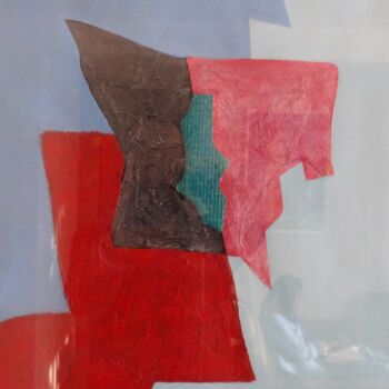 Malarstwo zatytułowany „Totem 2” autorstwa Keyno, Oryginalna praca, Akryl Zamontowany na Szkło