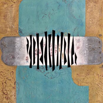 Картина под названием "Musika" - Keyno, Подлинное произведение искусства, Акрил Установлен на Деревянная рама для носилок