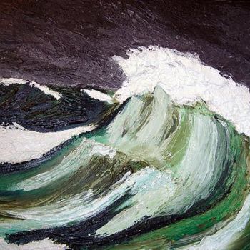 绘画 标题为“the storm” 由Faeluv, 原创艺术品, 油