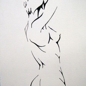 图画 标题为“female backside” 由Faeluv, 原创艺术品, 其他
