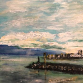 Pittura intitolato "sea" da Ekaterina Ivanova, Opera d'arte originale, Acrilico