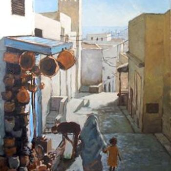 Malarstwo zatytułowany „sousse” autorstwa Abdelbassat Khaled, Oryginalna praca