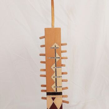 雕塑 标题为“Fille de Anzar (7)” 由Khalid Assallami, 原创艺术品, 木