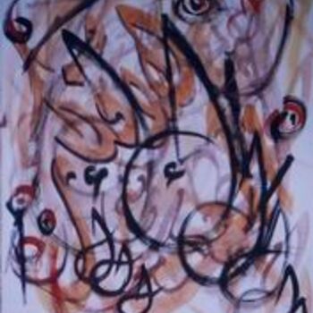 Peinture intitulée "KHALID_NOUR_7.jpg" par Khalid Bayi, Œuvre d'art originale