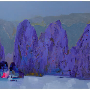 Картина под названием "An Early Frost No.02" - Khanh The Bui, Подлинное произведение искусства, Акрил
