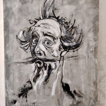 Malerei mit dem Titel "Series "Don Quixote"" von Khatuna Qometiani, Original-Kunstwerk, Öl