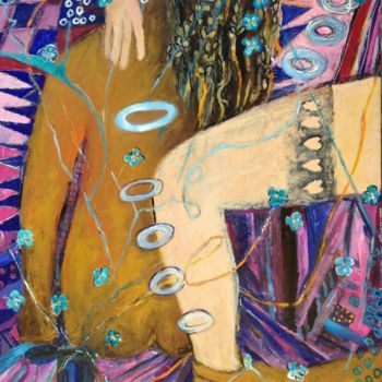 Malerei mit dem Titel "From a Pandora box" von Khatuna Songulashvili, Original-Kunstwerk, Öl