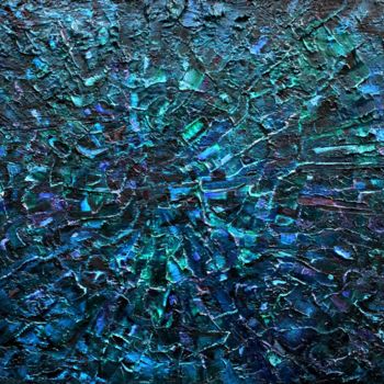 Картина под названием "Мантра" - Валерий Семенихин, Подлинное произведение искусства, Масло Установлен на Деревянная рама дл…