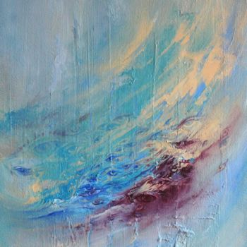 Картина под названием "Восходящий Поток" - Валерий Семенихин, Подлинное произведение искусства, Масло Установлен на Деревянн…