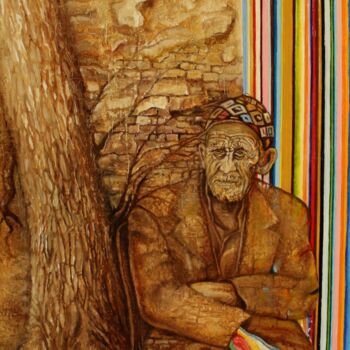 Картина под названием "Переход" - Валерий Семенихин, Подлинное произведение искусства, Масло