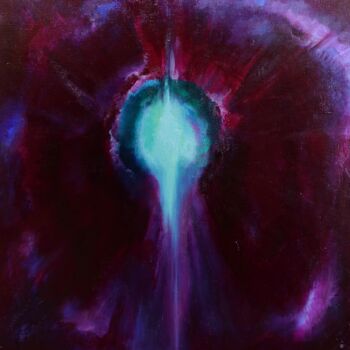 Картина под названием "Солнце закрытых глаз" - Валерий Семенихин, Подлинное произведение искусства, Масло Установлен на Дере…