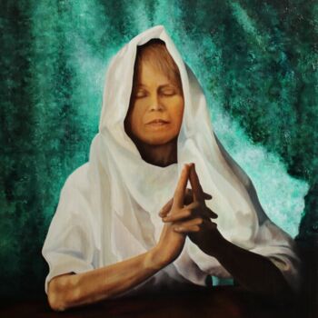 Картина под названием "О благодати равнове…" - Валерий Семенихин, Подлинное произведение искусства, Масло