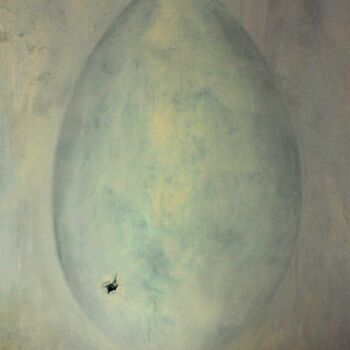 Картина под названием "Exit" - Валерий Семенихин, Подлинное произведение искусства, Масло Установлен на Деревянная рама для…