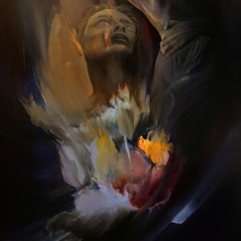 Ζωγραφική με τίτλο "Творец и его творен…" από Валерий Семенихин, Αυθεντικά έργα τέχνης, Λάδι Τοποθετήθηκε στο Ξύλινο φορείο…