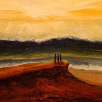 Картина под названием "Чудо Жизни" - Валерий Семенихин, Подлинное произведение искусства, Масло