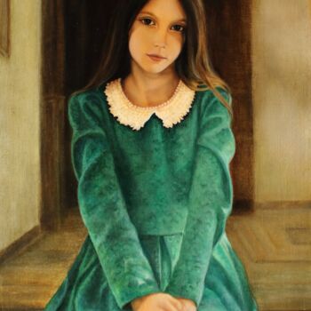 Картина под названием "Дария" - Валерий Семенихин, Подлинное произведение искусства, Масло