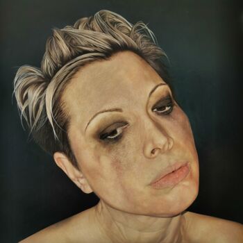 Pittura intitolato "Part Of Me" da Kiara Peelman, Opera d'arte originale, Olio Montato su Telaio per barella in legno