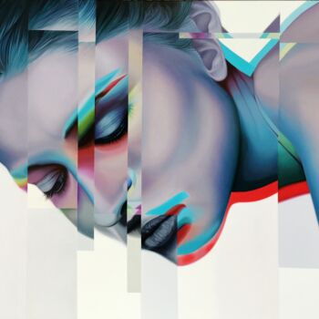 Pintura titulada "Perception I" por Kiara Peelman, Obra de arte original, Oleo Montado en Bastidor de camilla de madera