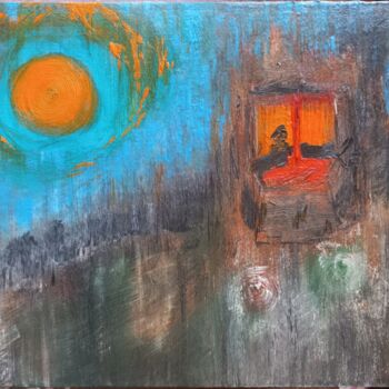 Painting titled "The Heat Of The Day" by Mansour Aglyamov, Original Artwork, Oil