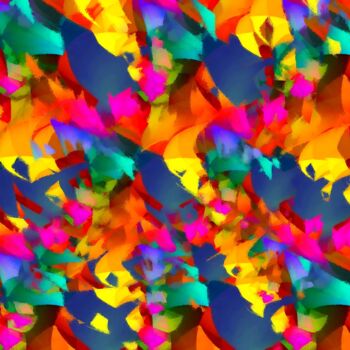 Digital Arts με τίτλο "Colors refraction" από Kibo Design, Αυθεντικά έργα τέχνης, 2D ψηφιακή εργασία