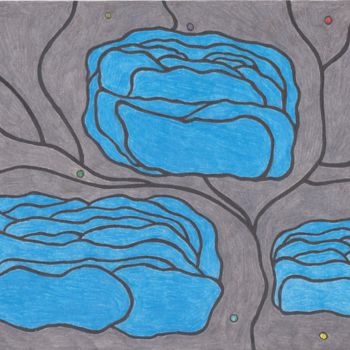 Рисунок под названием "Три желания.jpg" - Bez.Zvuka, Подлинное произведение искусства, Цветные карандаши
