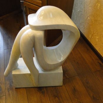 Sculpture titled "Marble" by Vadim Maznichenko, Original Artwork, Stone