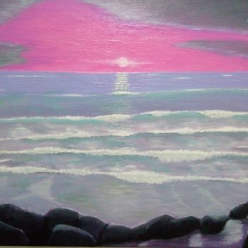 Pittura intitolato "Seascape" da Nikolay Bogdan, Opera d'arte originale, Acrilico