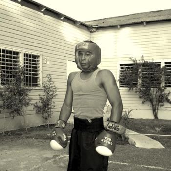 Photography titled "boxeador 2" by Luis Enrique Peña, Original Artwork
