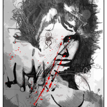 Digitale Kunst mit dem Titel "- Jimmo - Stampa su…" von Killcandy, Original-Kunstwerk, Andere