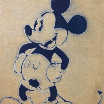 Ζωγραφική με τίτλο "Dirty mouse" από Killkill, Αυθεντικά έργα τέχνης, Λάδι