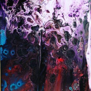 Painting titled "penumbra" by Kim Glättli, Original Artwork, Acrylic