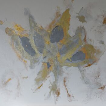 Картина под названием "Harmony of Petal" - Kim Hannah, Подлинное произведение искусства, Масло Установлен на Деревянная рама…