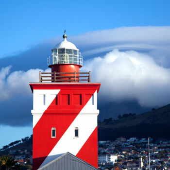 Photography titled "Mouille Point Light…" by Kim Stone, Original Artwork, Digital Photography