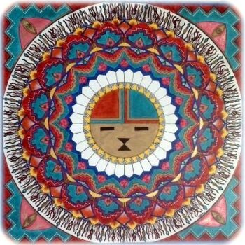 Картина под названием "Soul Mandala" - Kim Vaillancourt, Подлинное произведение искусства