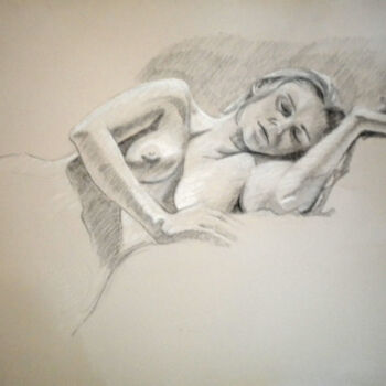 Drawing titled "BW-768" by Kimberly Aring, Original Artwork, Charcoal