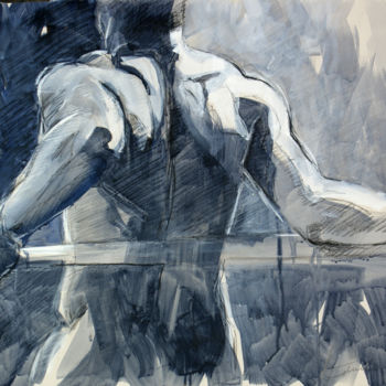 Drawing titled "C-718" by Kimberly Aring, Original Artwork, Charcoal