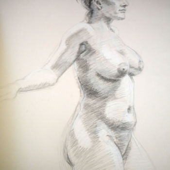 Drawing titled "BW-772" by Kimberly Aring, Original Artwork, Charcoal