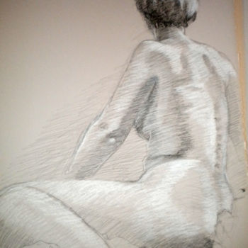 Drawing titled "BW-790" by Kimberly Aring, Original Artwork, Charcoal