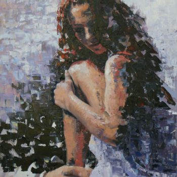 Painting titled "After Glow" by Kimberly Aring, Original Artwork, Oil
