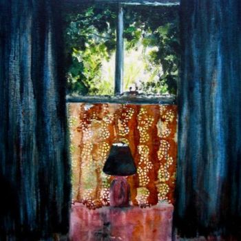 Картина под названием "Toame Window" - Kim Mc Elhinney, Подлинное произведение искусства